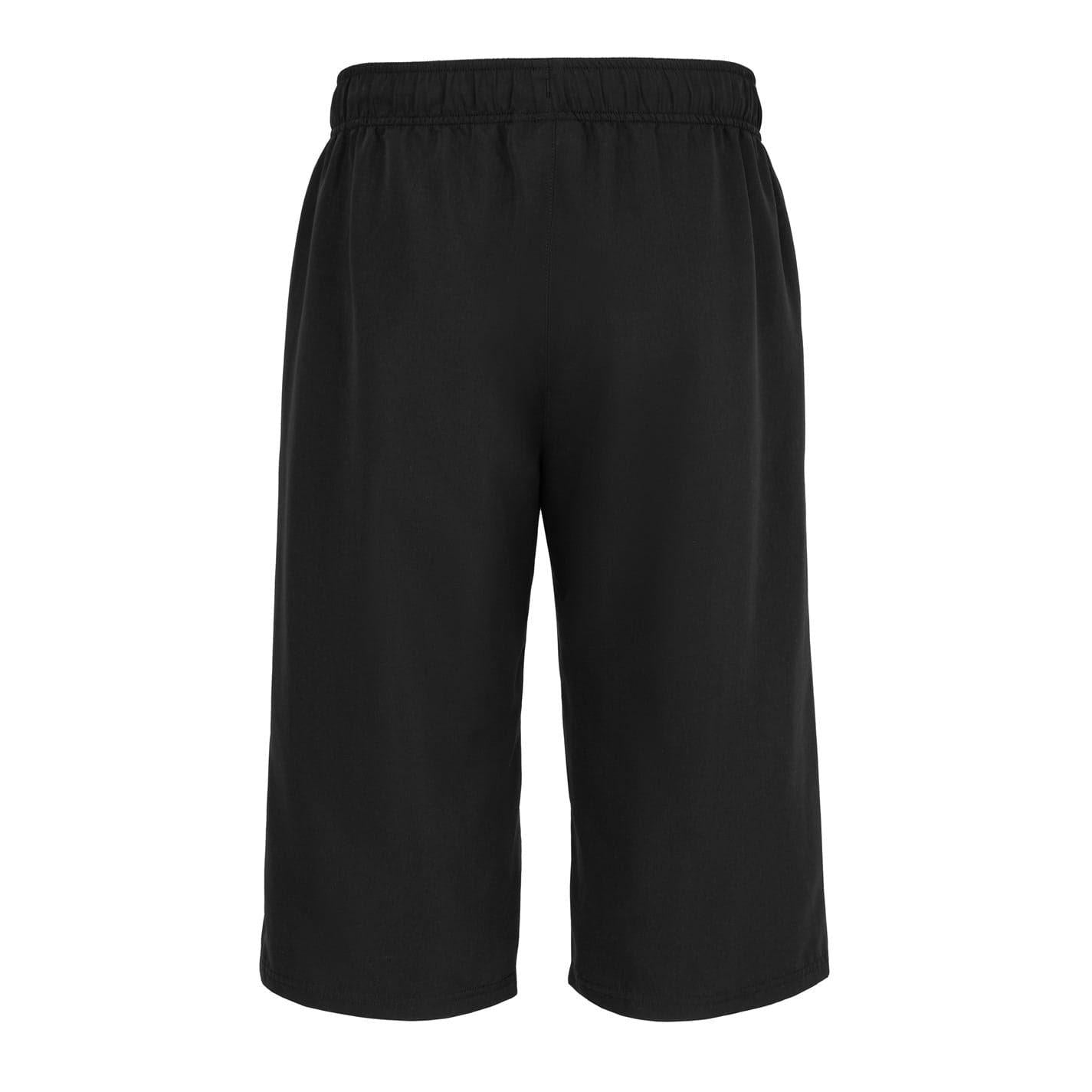 Black - Back - Slazenger Mens 3-4 Length Tracksuit Bottoms