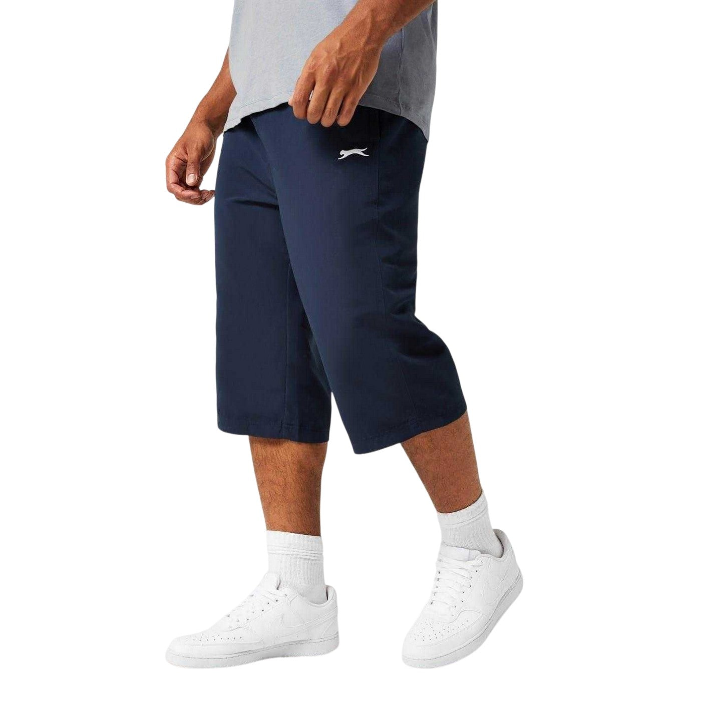 Charcoal - Pack Shot - Slazenger Mens 3-4 Length Tracksuit Bottoms