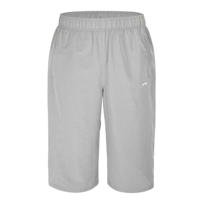 Light Grey - Front - Slazenger Mens 3-4 Length Tracksuit Bottoms