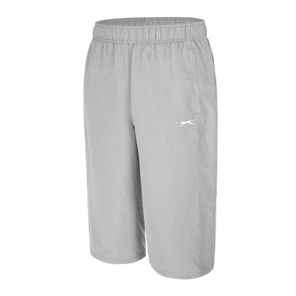 Light Grey - Pack Shot - Slazenger Mens 3-4 Length Tracksuit Bottoms