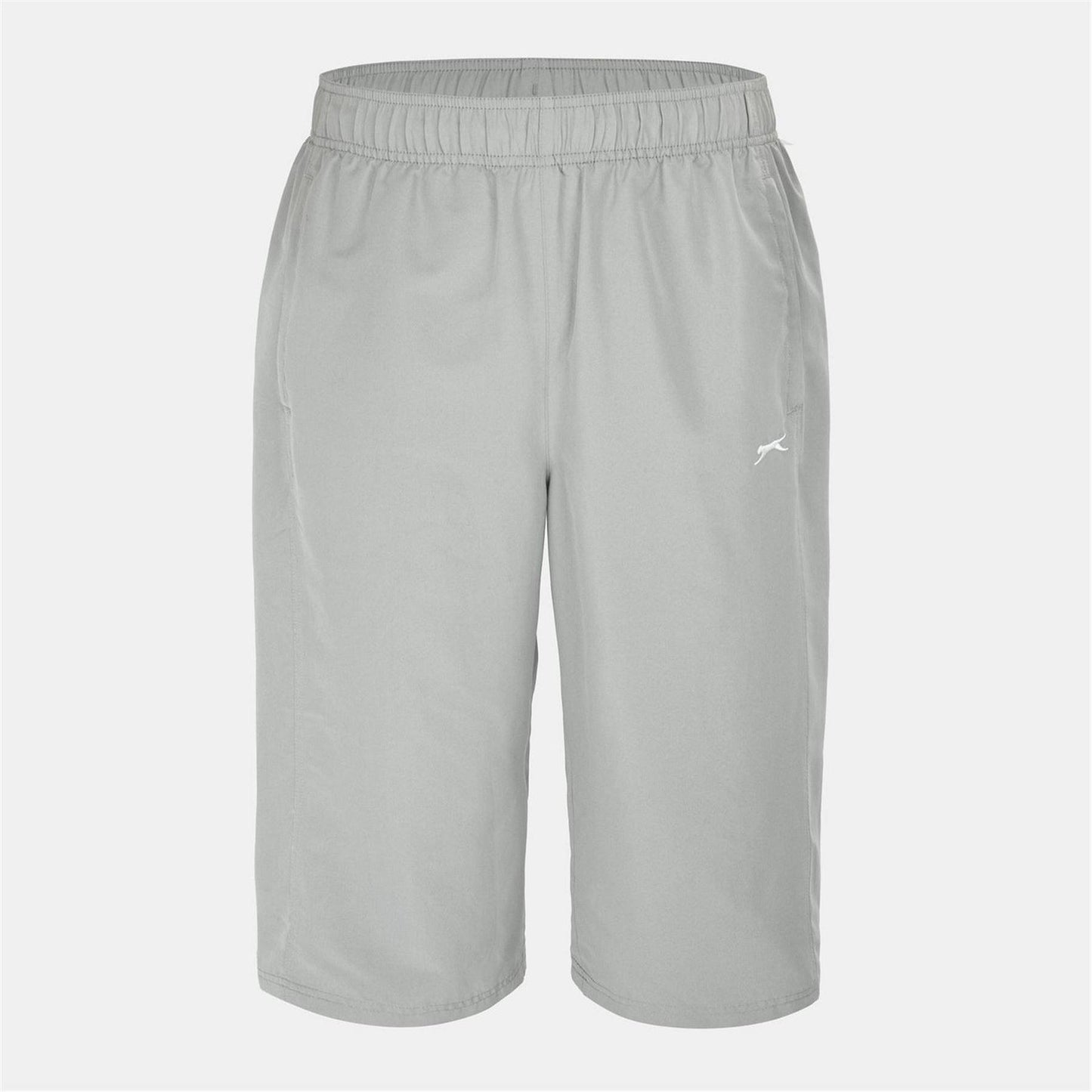 Light Grey - Front - Slazenger Mens 3-4 Length Tracksuit Bottoms