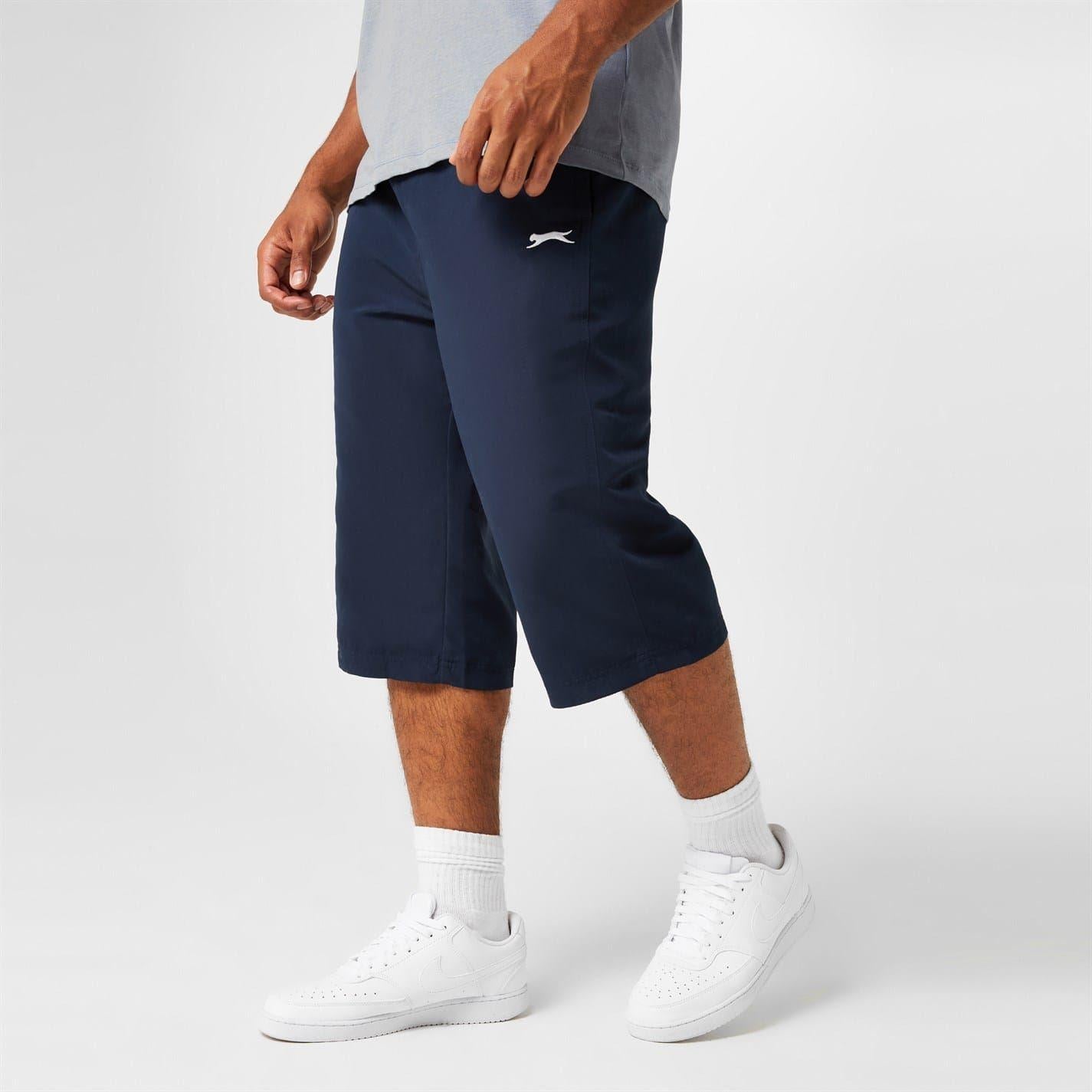 Navy - Lifestyle - Slazenger Mens 3-4 Length Tracksuit Bottoms