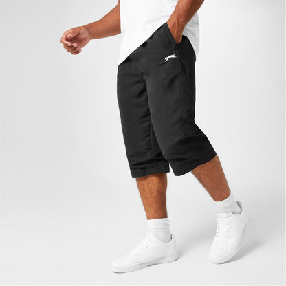 Black - Lifestyle - Slazenger Mens 3-4 Length Tracksuit Bottoms