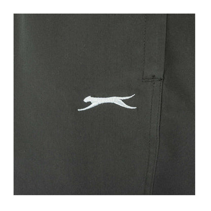 Black - Pack Shot - Slazenger Mens 3-4 Length Tracksuit Bottoms