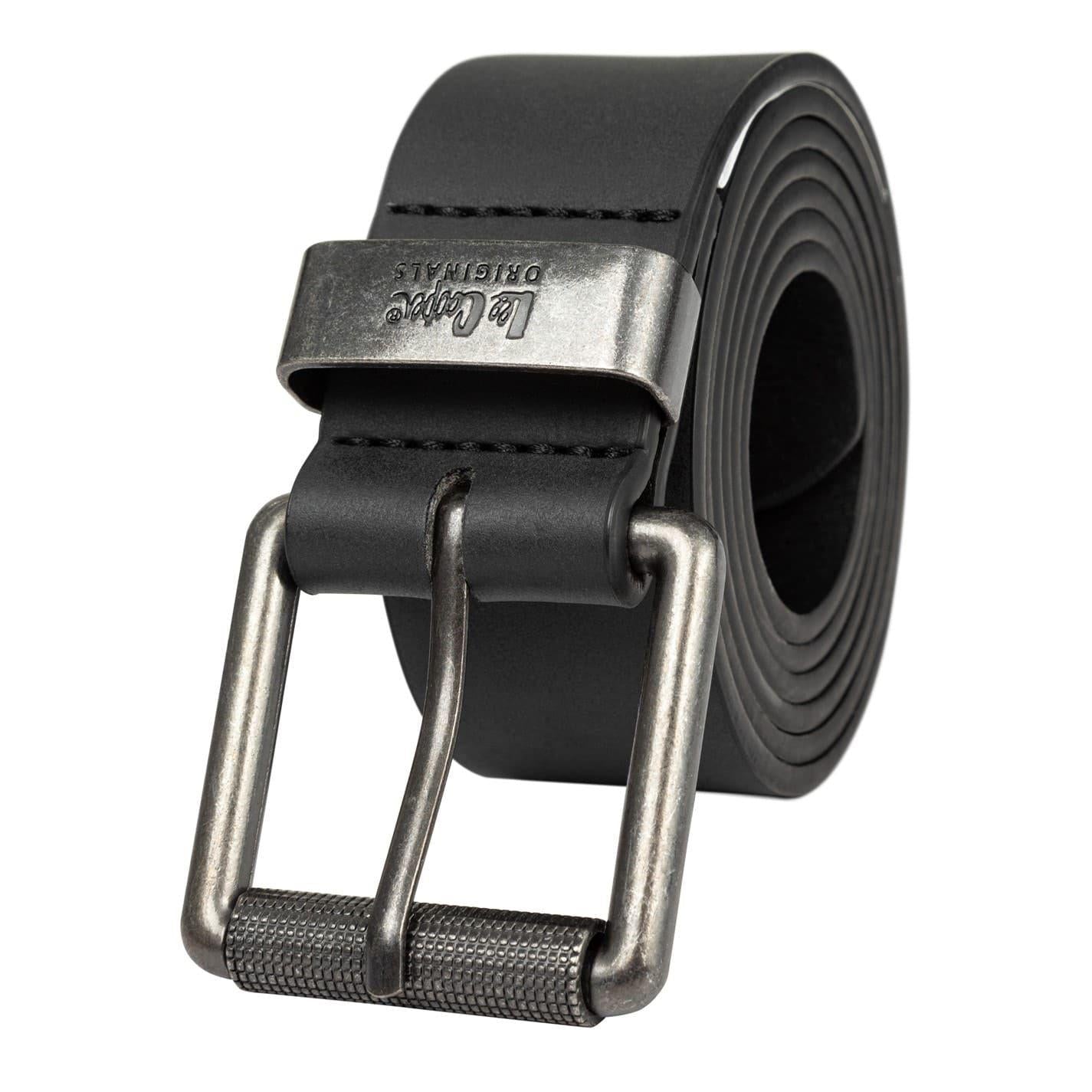 Black - Front - Lee Cooper Mens PU Belt