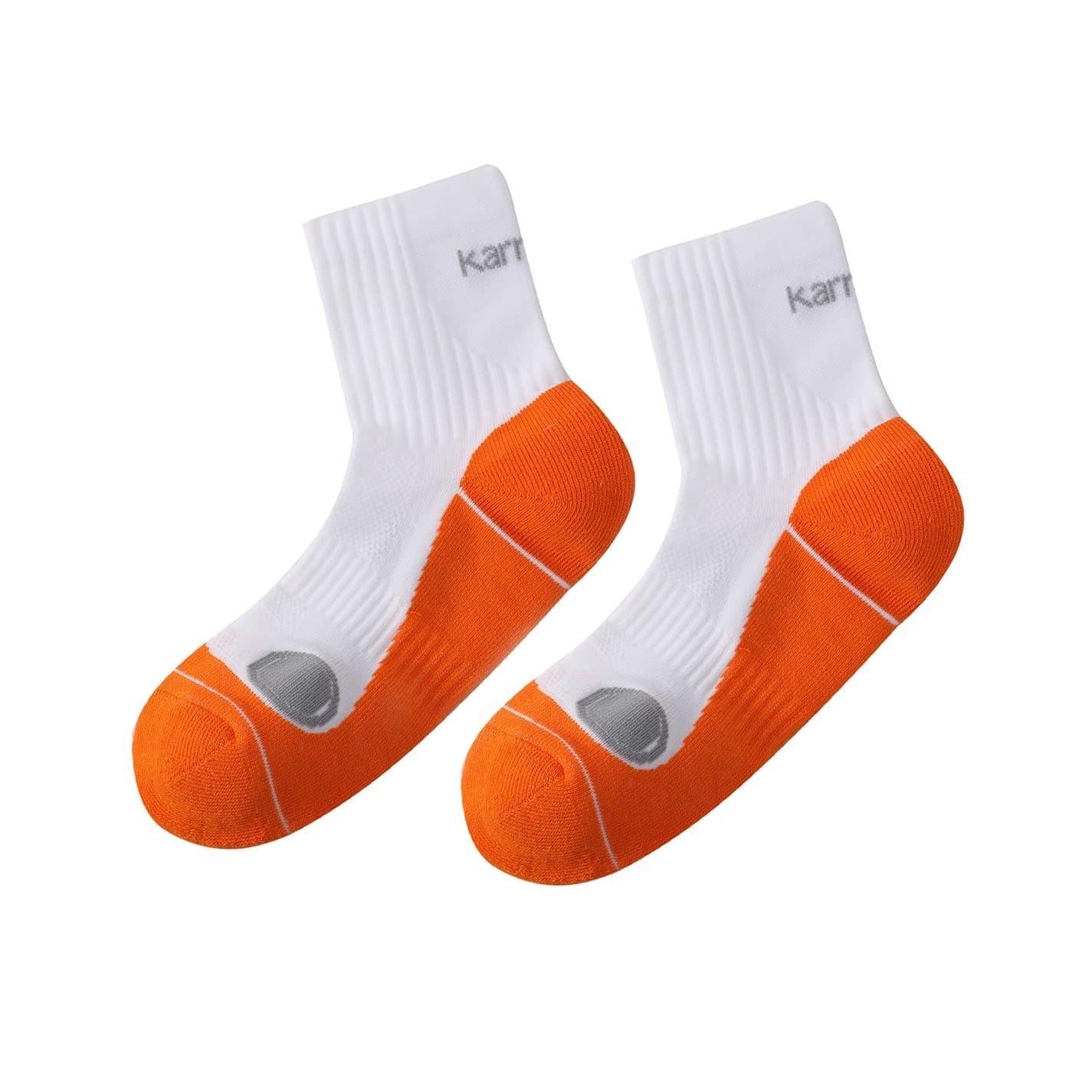 Orange-Grey - Front - Karrimor Mens Dri Skin Running Socks (Pack of 2)