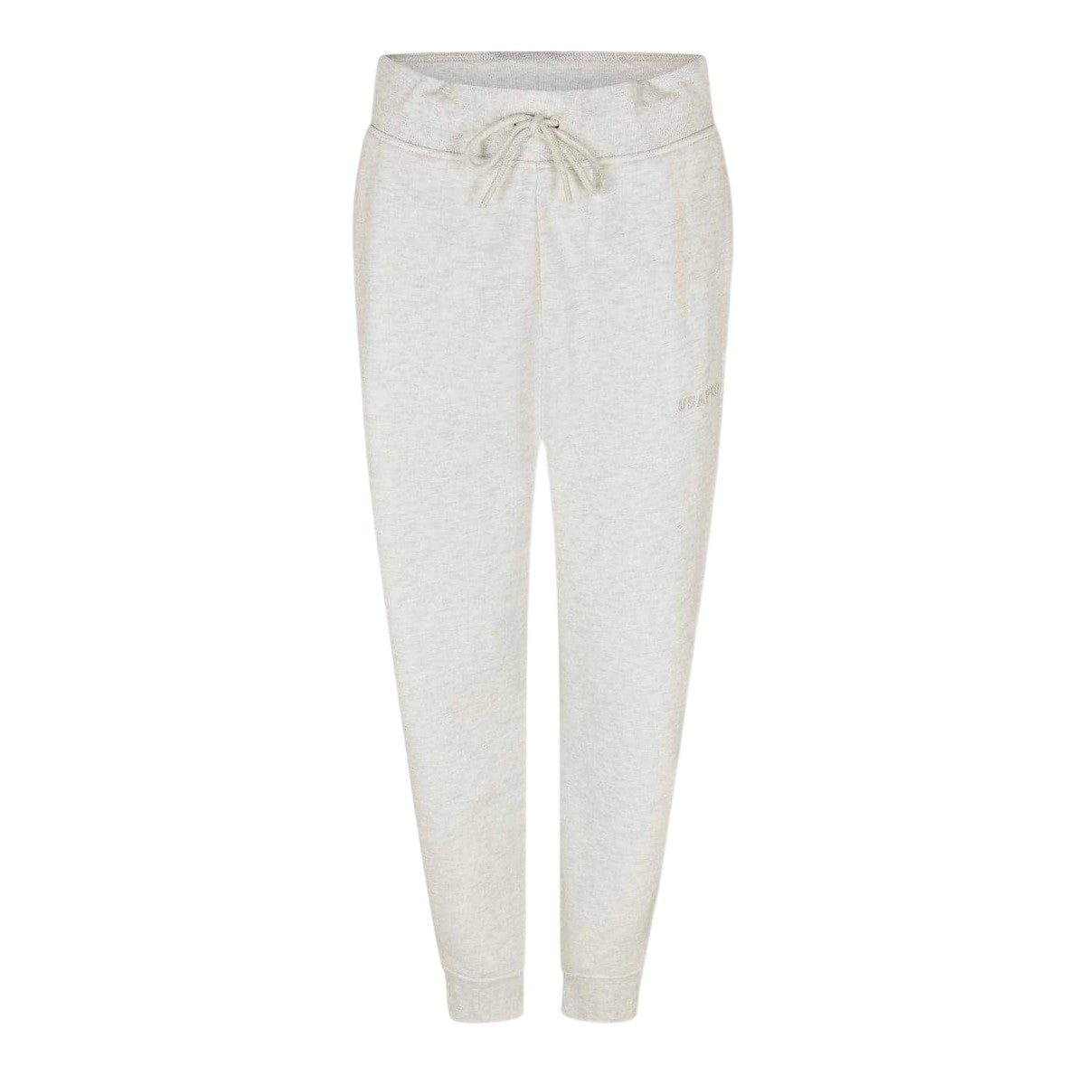 Ice Marl Marl - Front - USA Pro Womens-Ladies Cotton Blend Adjustable Waist Classic Joggers