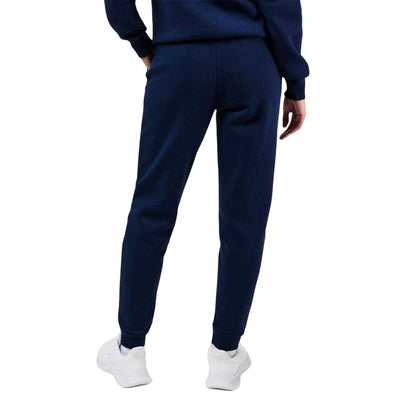 Navy - Back - USA Pro Womens-Ladies Cotton Blend Adjustable Waist Classic Joggers