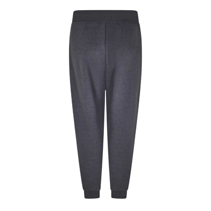 Charcoal - Back - USA Womens-Ladies Cotton Blend Adjustable Waist Classic Joggers