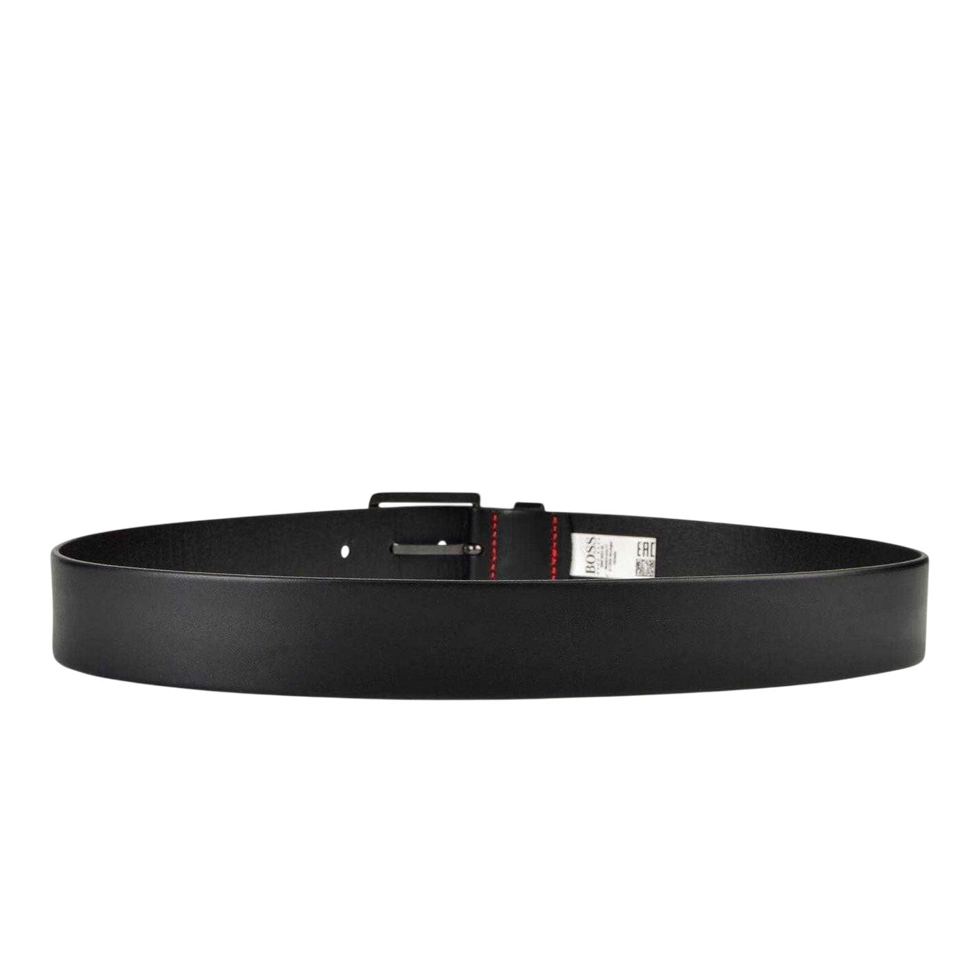 Black - Back - Hugo Mens Gionio Leather Everyday Belt