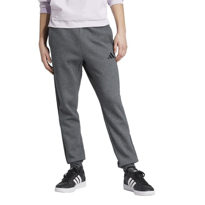Dark Grey-White - Lifestyle - Adidas Mens Essentials Stripe Tapered Joggers