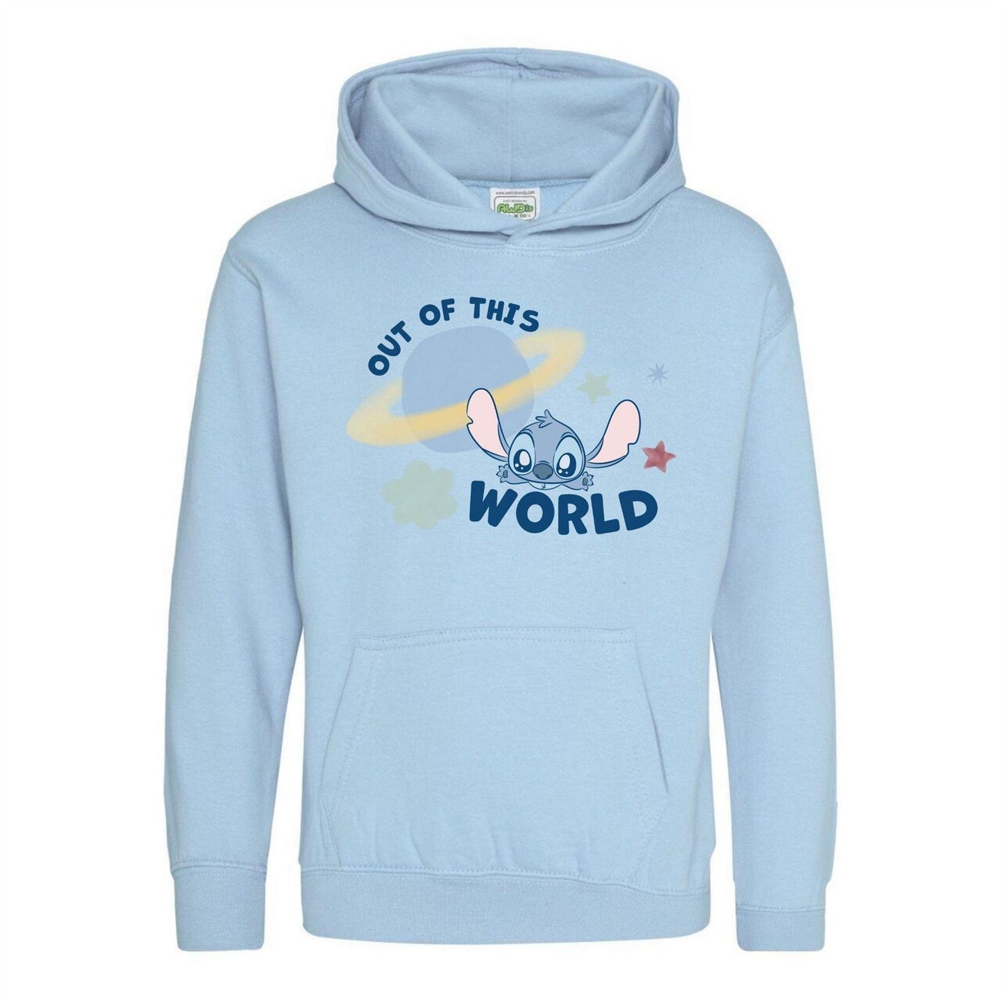 Blue - Front - Lilo & Stitch Childrens-Kids Out Of This World Hoodie