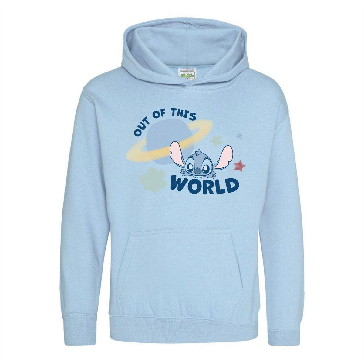Blue - Front - Lilo & Stitch Childrens-Kids Out Of This World Hoodie