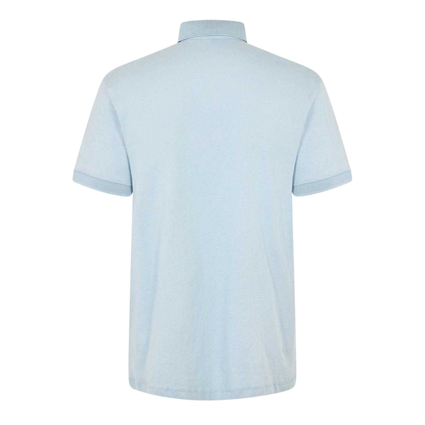 Ash Blue - Back - Armani Exchange Mens Cotton Polo Shirt