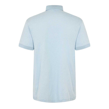 Ash Blue - Back - Armani Exchange Mens Cotton Polo Shirt