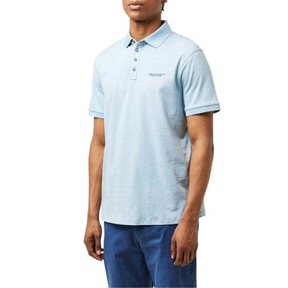 Ash Blue - Lifestyle - Armani Exchange Mens Cotton Polo Shirt