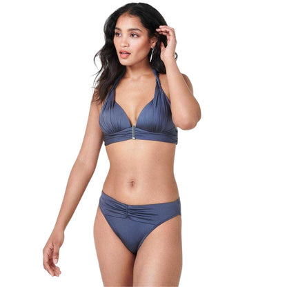 Pewter - Front - Biba Womens-Ladies Sophisticated Bikini Top