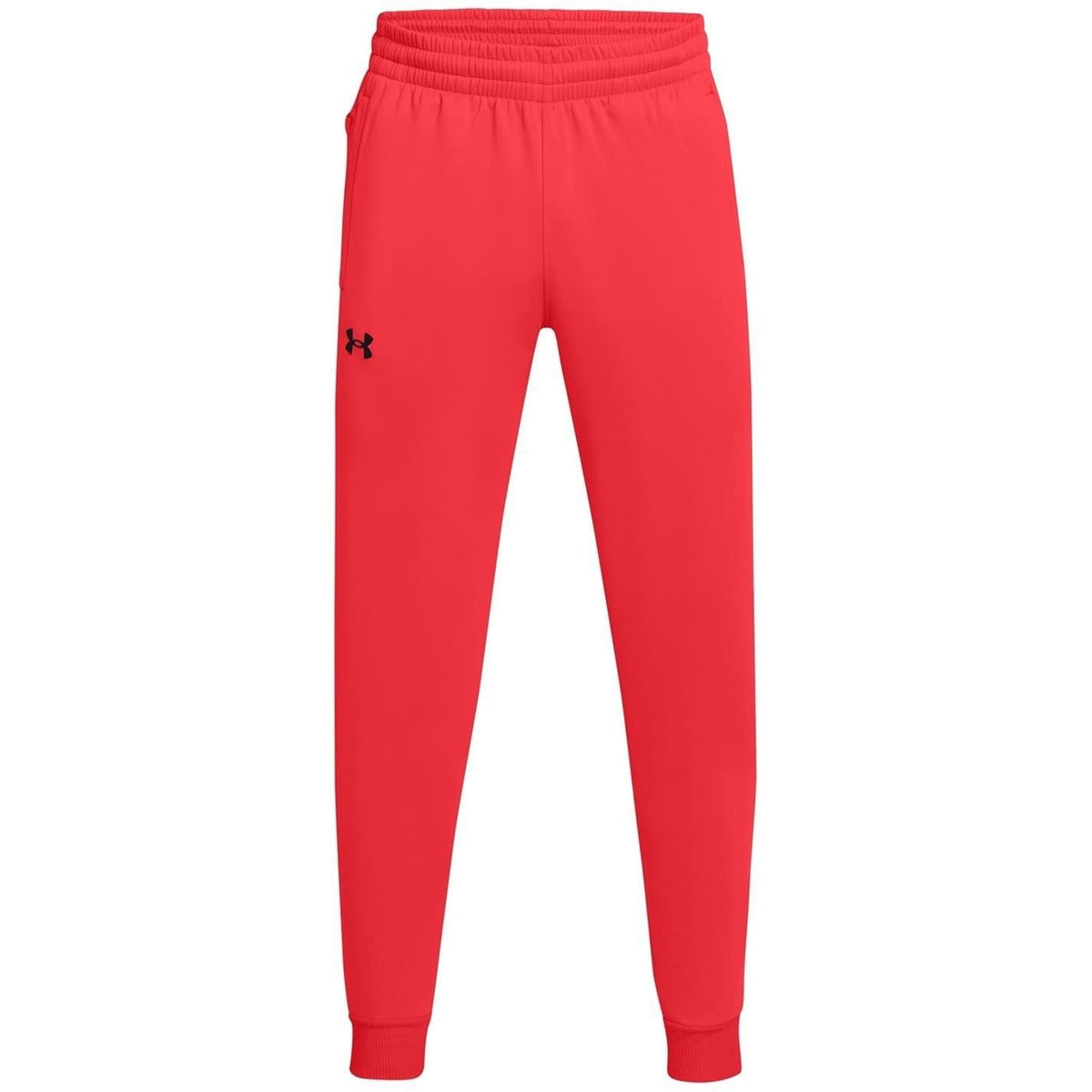 Red - Front - Under Armour Mens Fleece Joggers