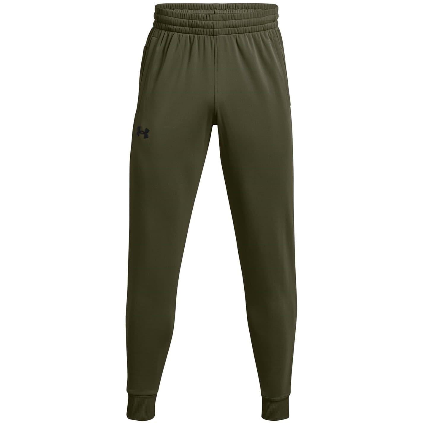 Marine OD Green - Front - Under Armour Mens Fleece Joggers