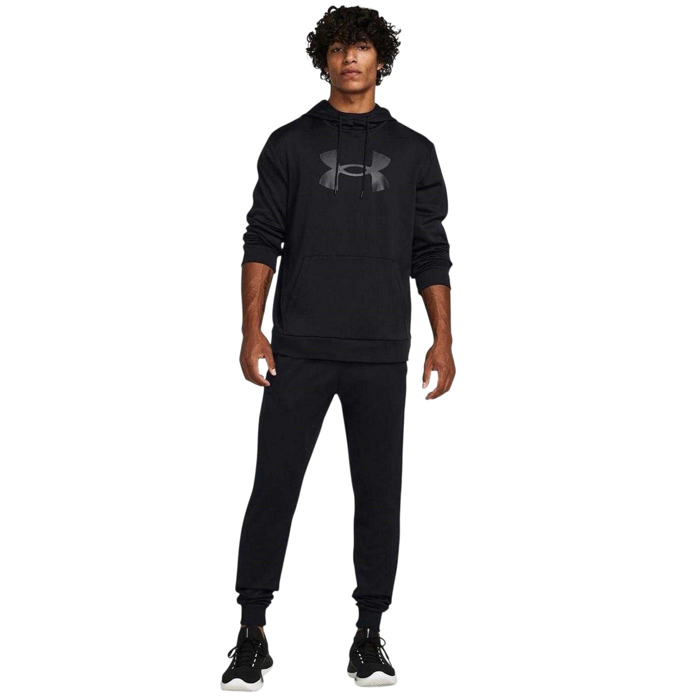 Black - Pack Shot - Under Armour Mens Fleece Joggers