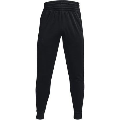 Black - Front - Under Armour Mens Fleece Joggers