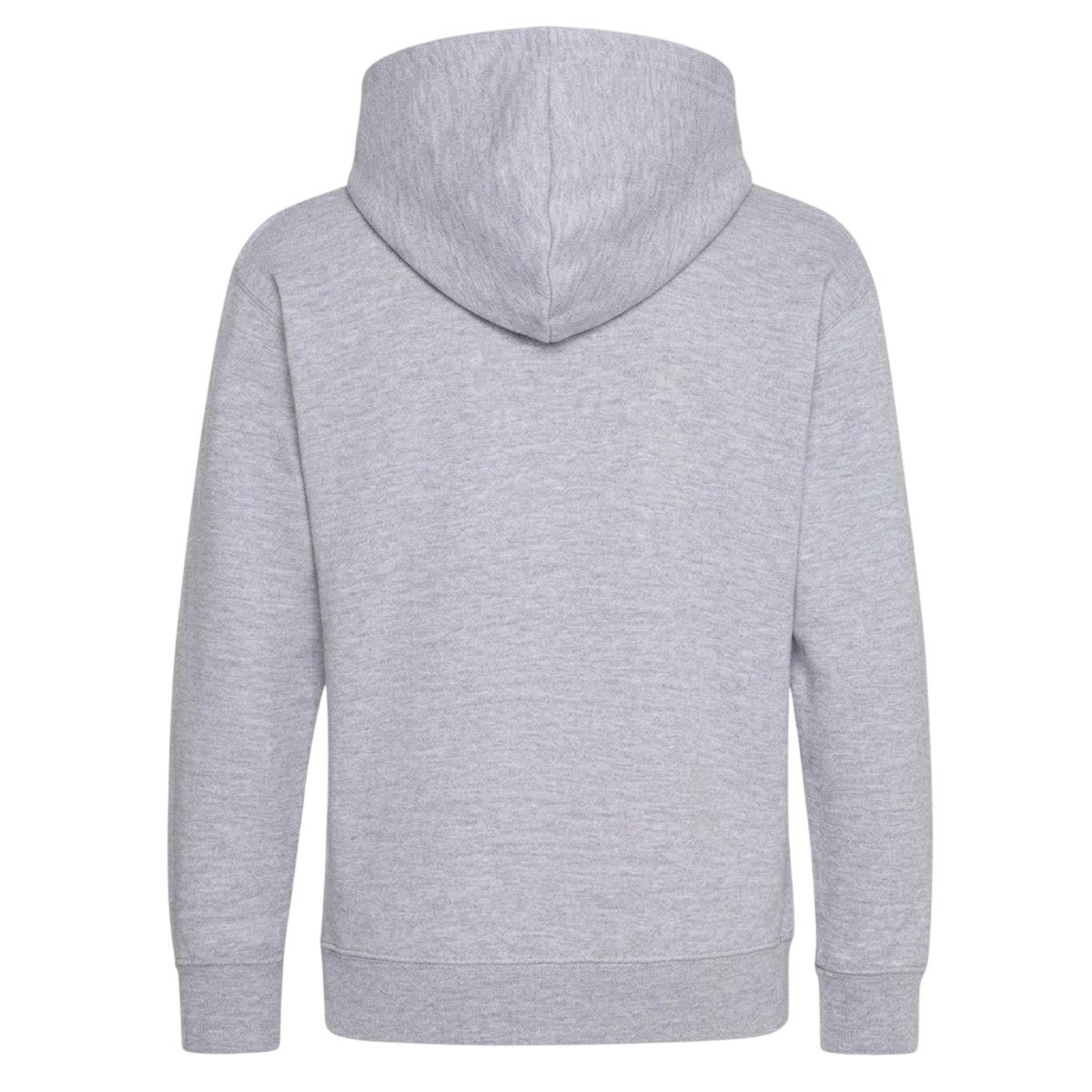 Grey - Back - AWD Childrens-Kids Retro Gaming Controller Drawstring Hoodie