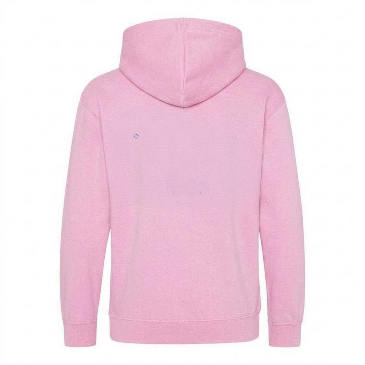 Pink - Back - AWD Childrens-Kids Retro Gaming Controller Drawstring Hoodie