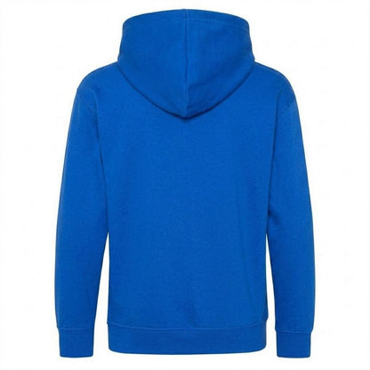 Dark Blue - Back - AWD Childrens-Kids Retro Gaming Controller Drawstring Hoodie