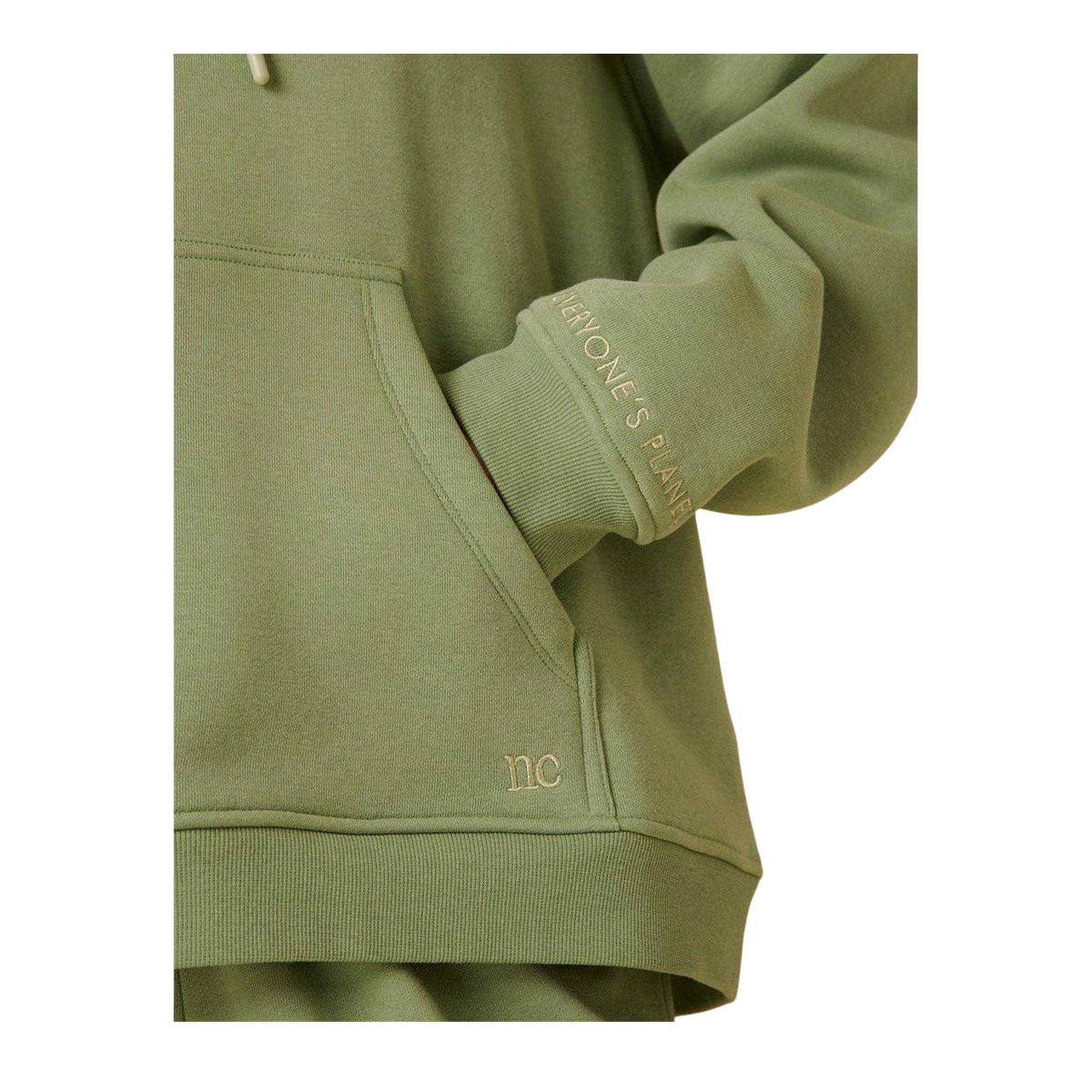 Green - Side - Nobody´s Child Womens-Ladies Relaxed Fit Pullover Hoodie