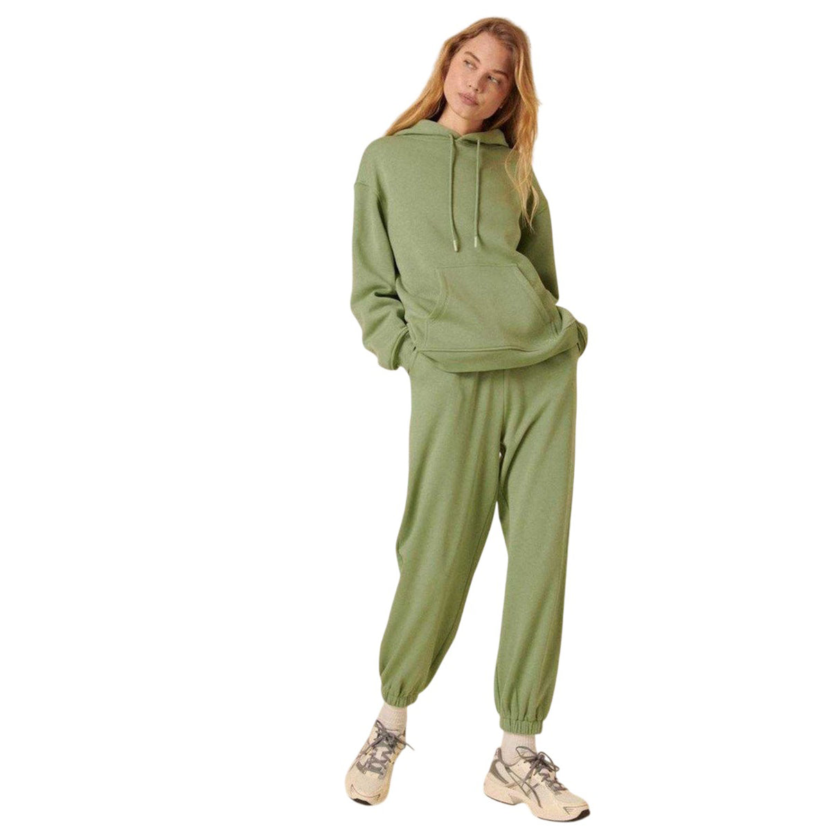 Green - Lifestyle - Nobody´s Child Womens-Ladies Relaxed Fit Pullover Hoodie