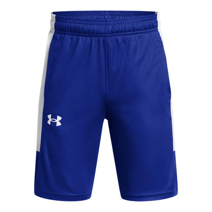 Blue - Front - Under Armour Boys Zone Shorts