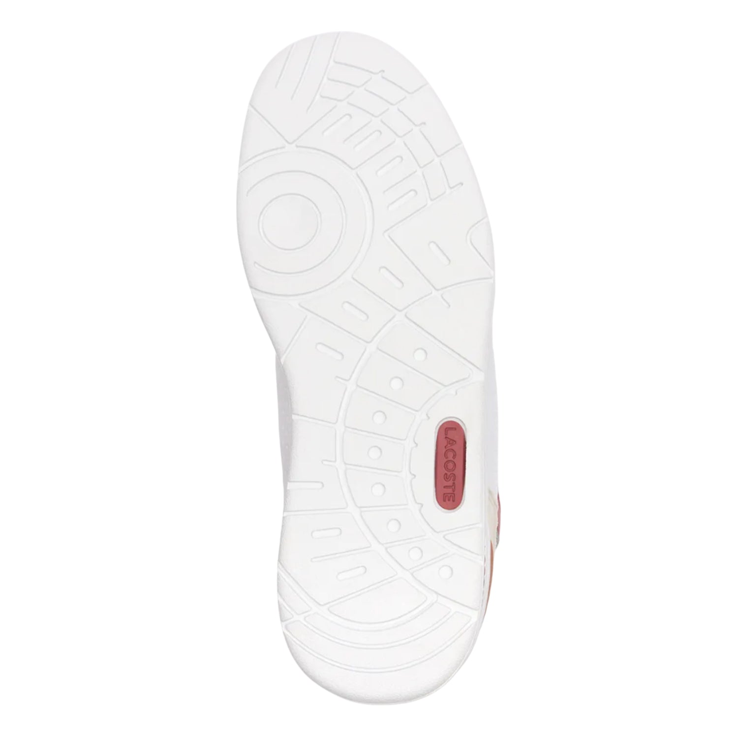 White-Pink - Lifestyle - Lacoste Childrens-Kids T-Clip Touch Fastening Trainers