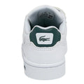 White-Green - Back - Lacoste Childrens-Kids T-Clip Touch Fastening Trainers