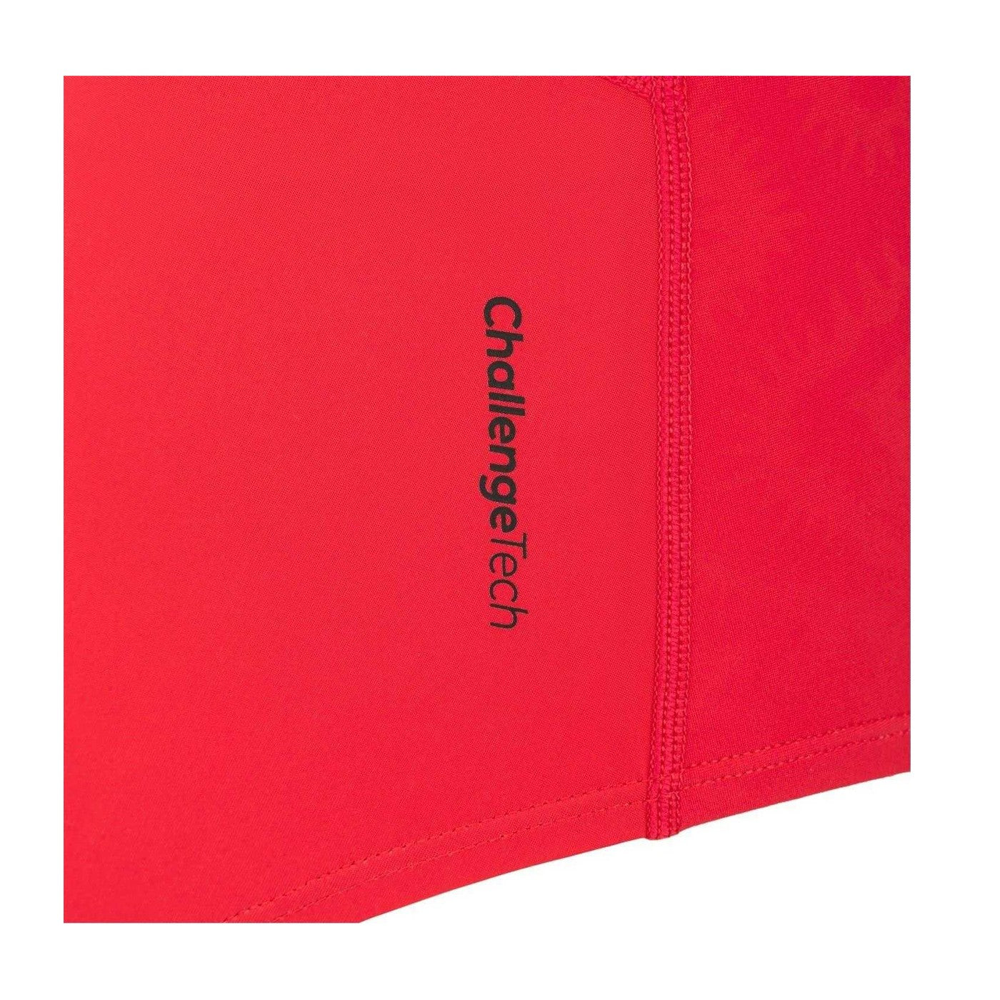 Red - Pack Shot - Slazenger Womens-Ladies Patterned One Piece Swimsuit