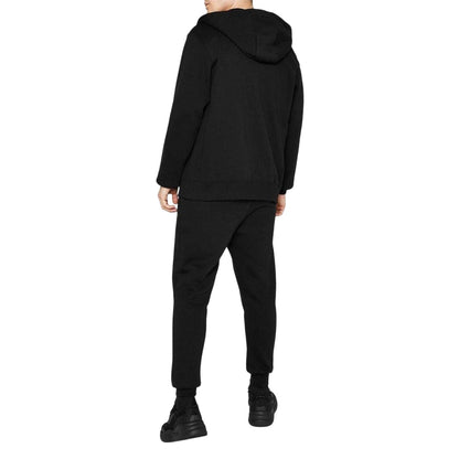 Black - Pack Shot - Lonsdale Mens Fight Jogging Bottoms