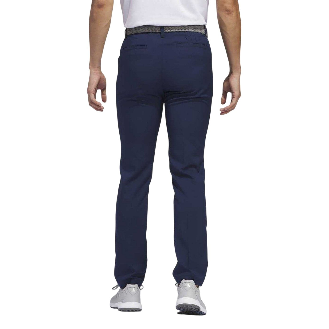 Navy - Back - Adidas Mens Tech Tapered Golf Trousers