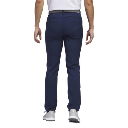 Navy - Back - Adidas Mens Tech Tapered Golf Trousers
