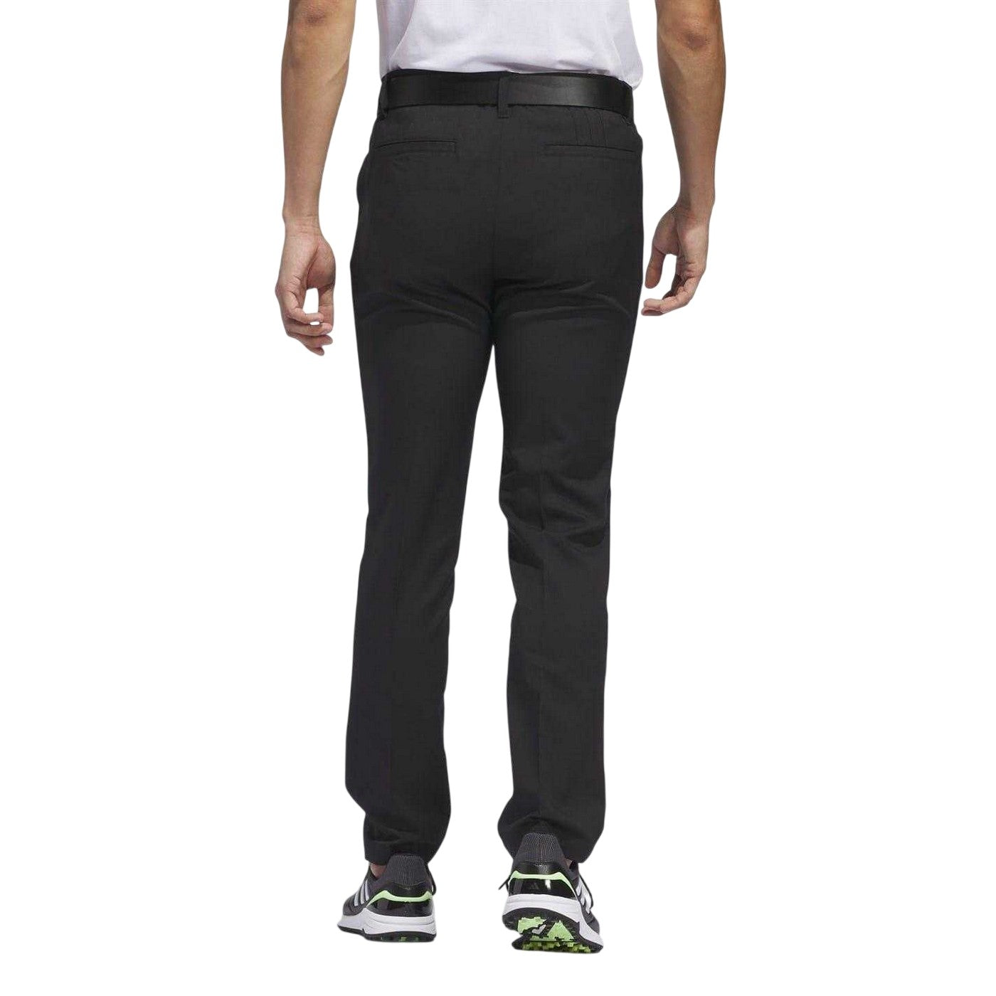 Black - Back - Adidas Mens Tech Tapered Golf Trousers