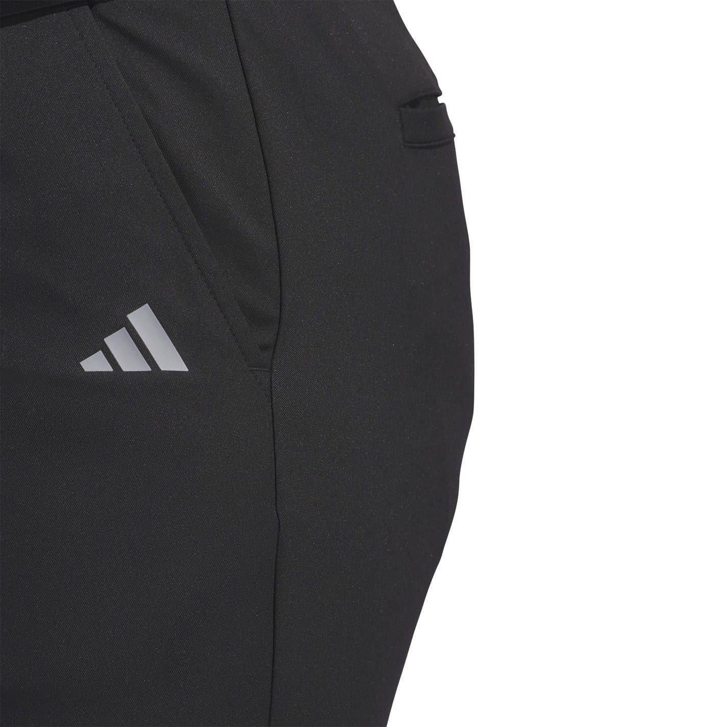 Black - Side - Adidas Mens Tech Tapered Golf Trousers