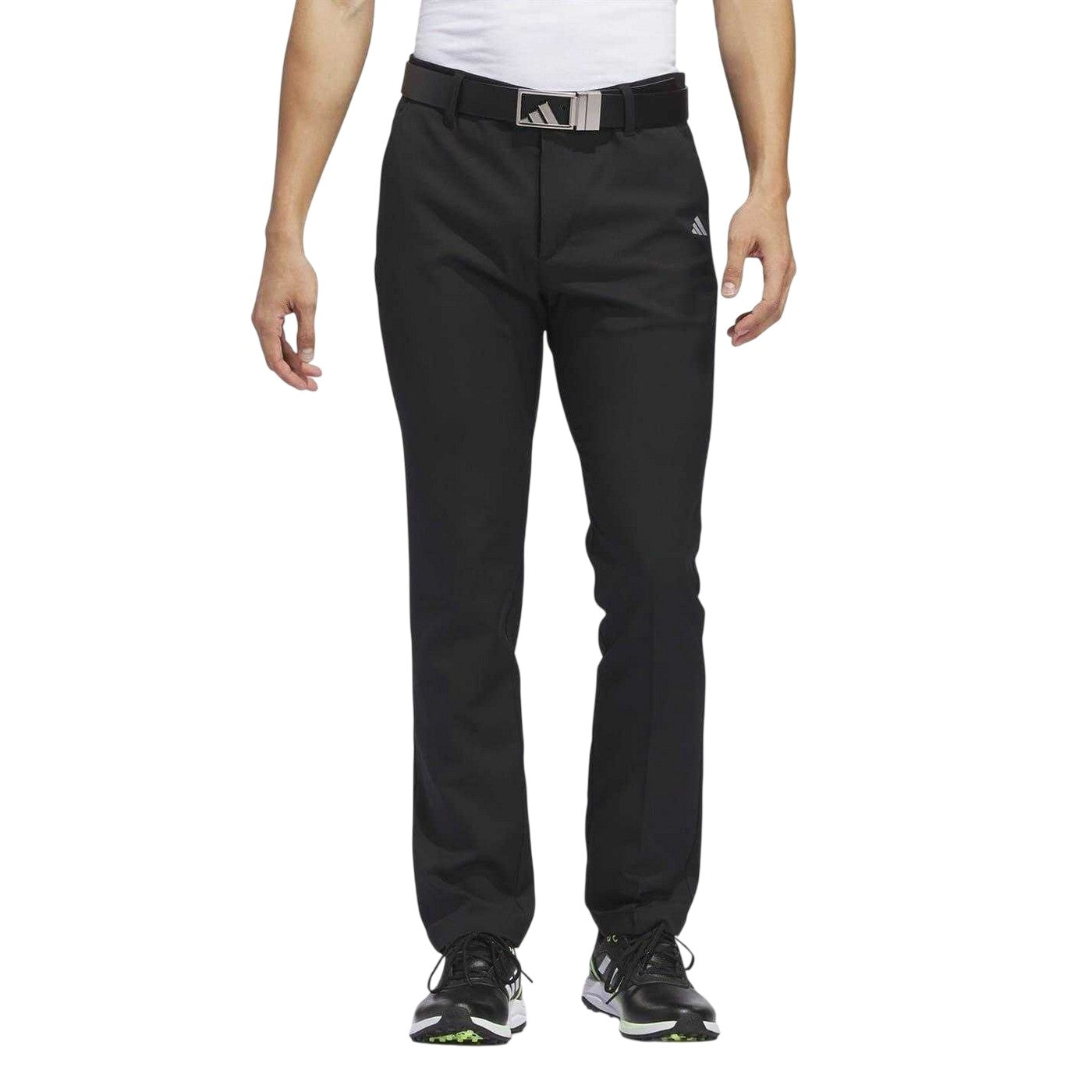 Black - Pack Shot - Adidas Mens Tech Tapered Golf Trousers