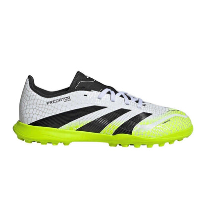 White-Black-Lemon - Lifestyle - Adidas Childrens-Kids Predator Astro Turf Trainers