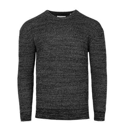 Black - Front - Firetrap Mens Classic Knitted Jumper