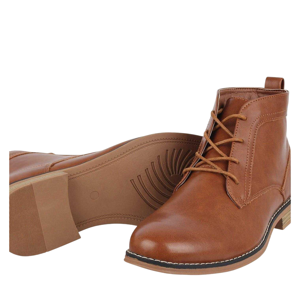 Brown - Lifestyle - Nicholas Deakins Mens Lace Up Desert Boots