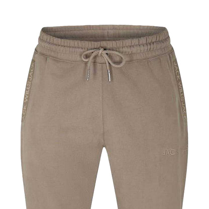 Fawn - Back - Jack Wills Mens Jacquard Slim Joggers