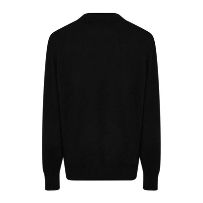 Black - Back - Boss Mens Ecaio-P Knitted Jumper