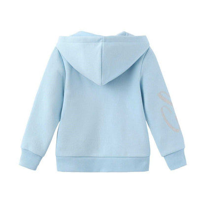 Blue - Back - Frozen Girls Elsa Hoodie And Joggers Set