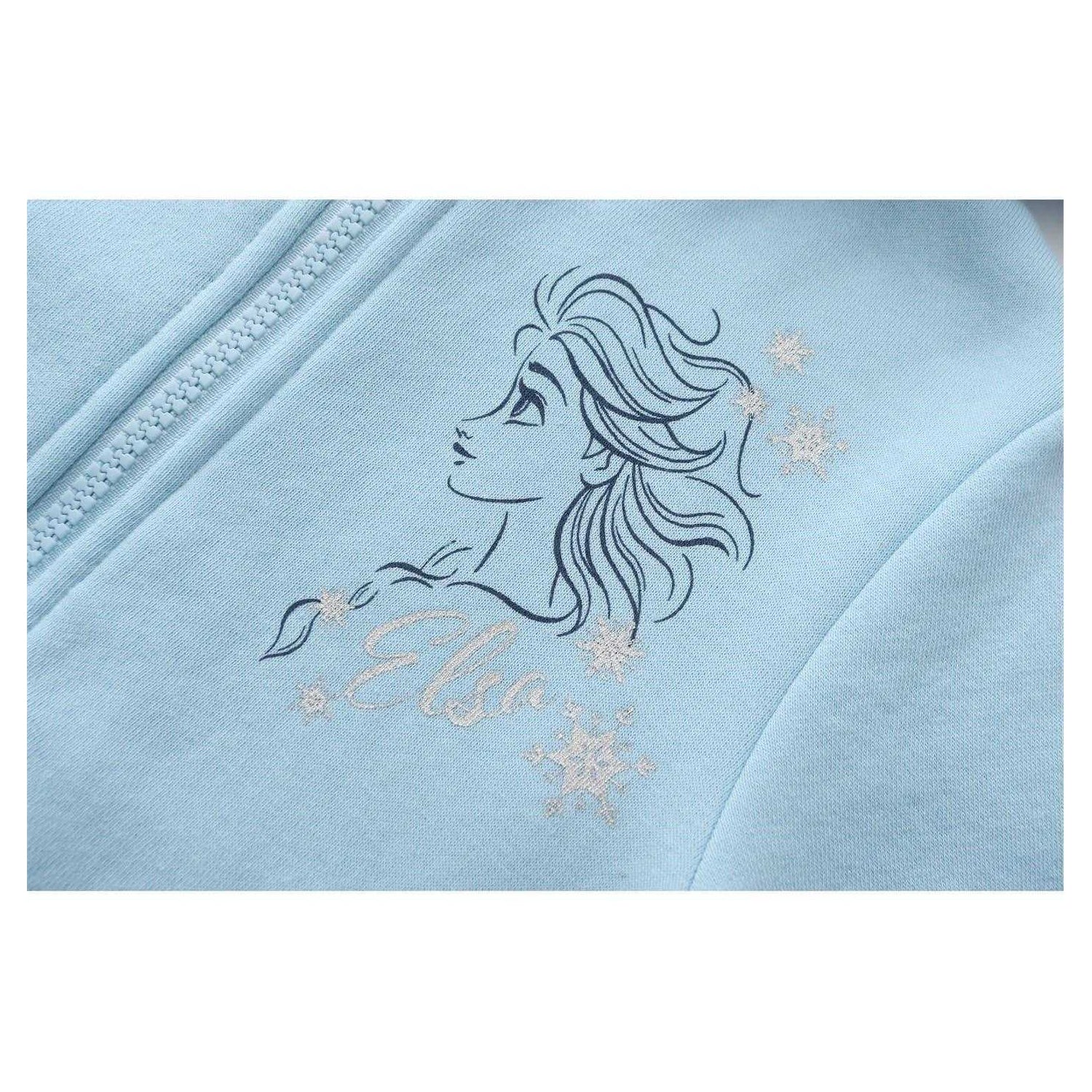 Blue - Lifestyle - Frozen Girls Elsa Hoodie And Joggers Set