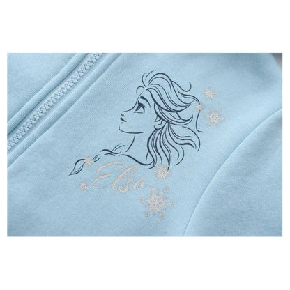 Blue - Lifestyle - Frozen Girls Elsa Hoodie And Joggers Set