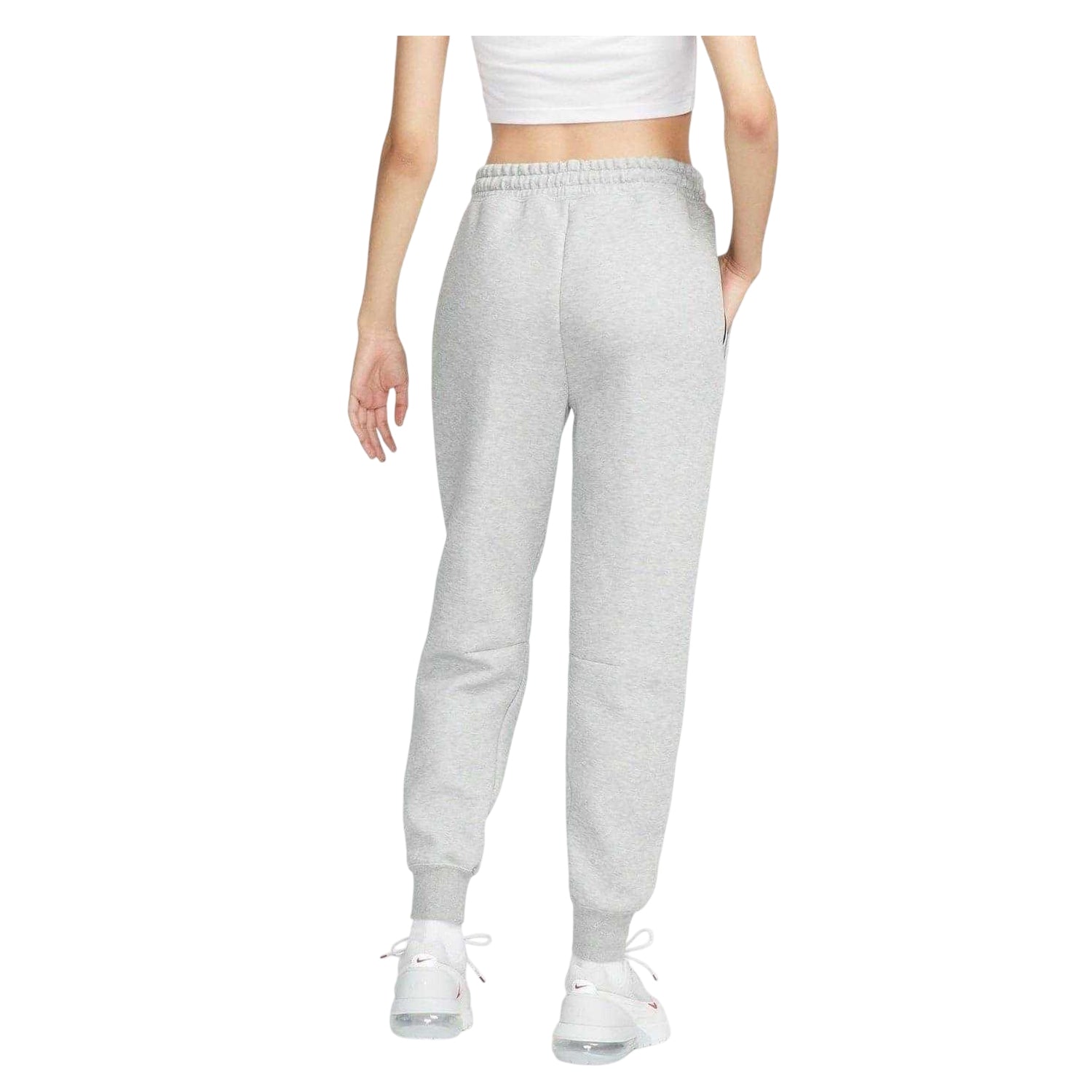Grey - Back - Nike Womens-Ladies Sportswear Tech Fleece Joggers