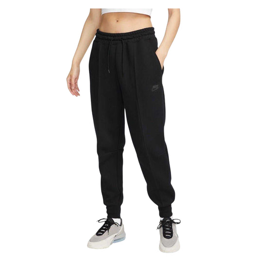 Black - Front - Nike Womens-Ladies Sportswear Tech Fleece Joggers
